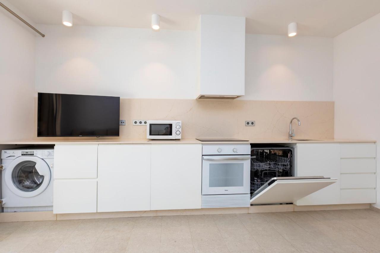 Ses Eufabietes Apartments & Restaurant 米乔尔海滩 外观 照片